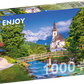 1000 Pieces Jigsaw Puzzle - Small Church in Ramsau (1323)