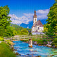 1000 Pieces Jigsaw Puzzle - Small Church in Ramsau (1323)