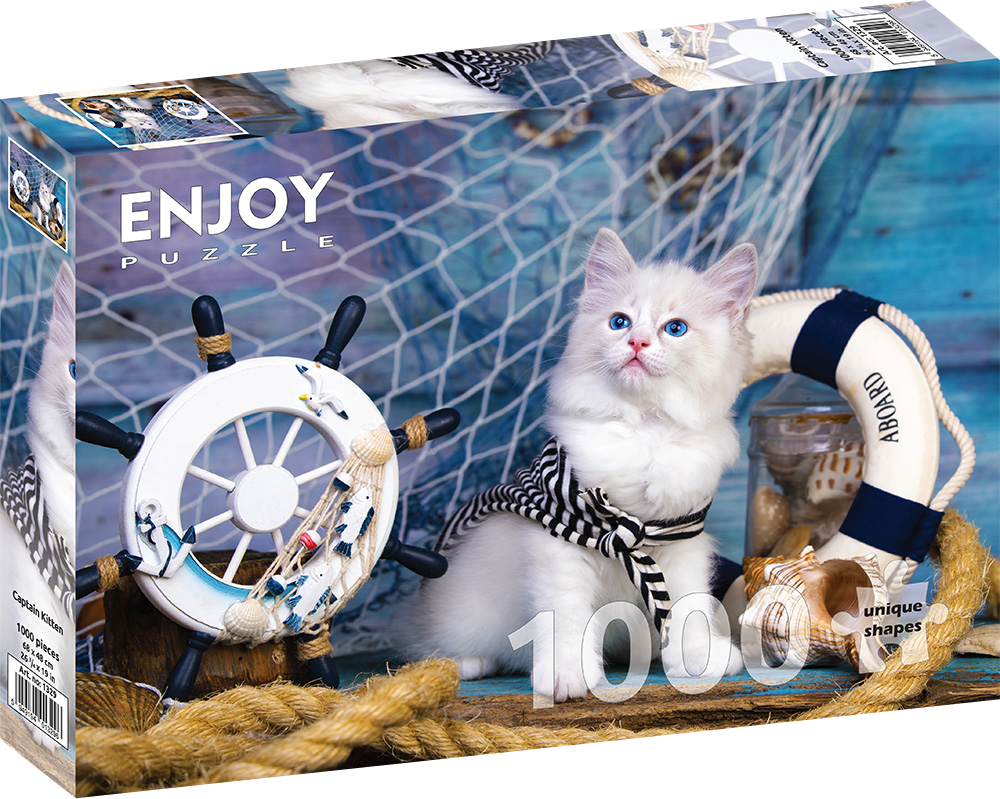 1000 Pieces Jigsaw Puzzle - Captain Kitten (1329)