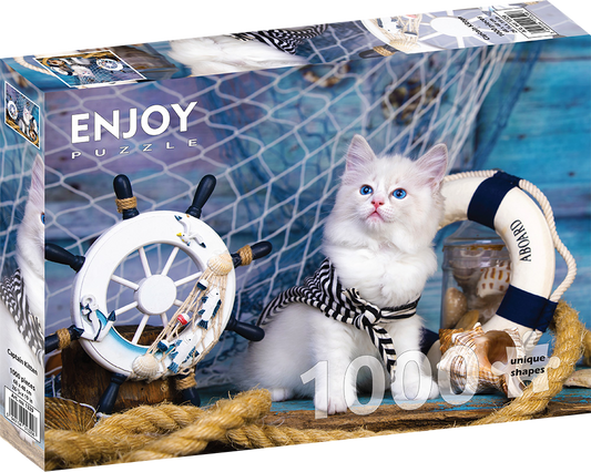 1000 Pieces Jigsaw Puzzle - Captain Kitten (1329)