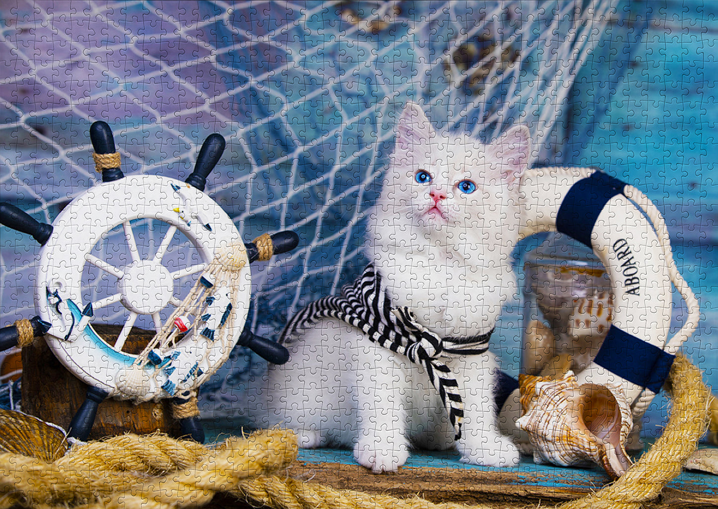 1000 Pieces Jigsaw Puzzle - Captain Kitten (1329)