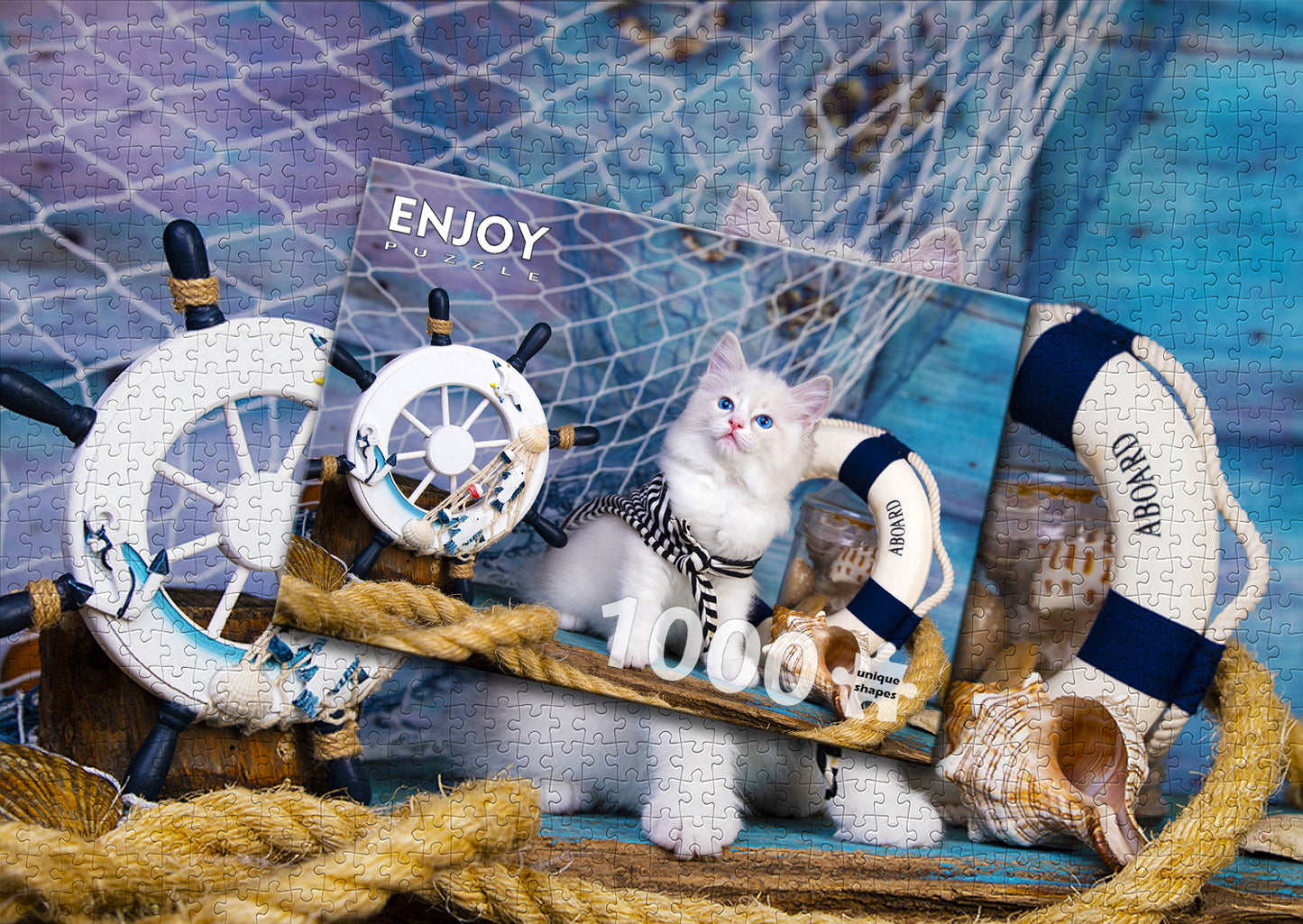 1000 Pieces Jigsaw Puzzle - Captain Kitten (1329)