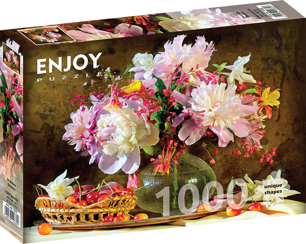 1000 Pieces Jigsaw Puzzle - Peonies Beauty (1335)