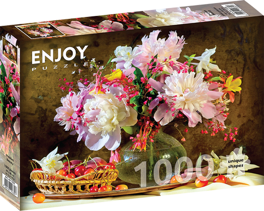 1000 Pieces Jigsaw Puzzle - Peonies Beauty (1335)