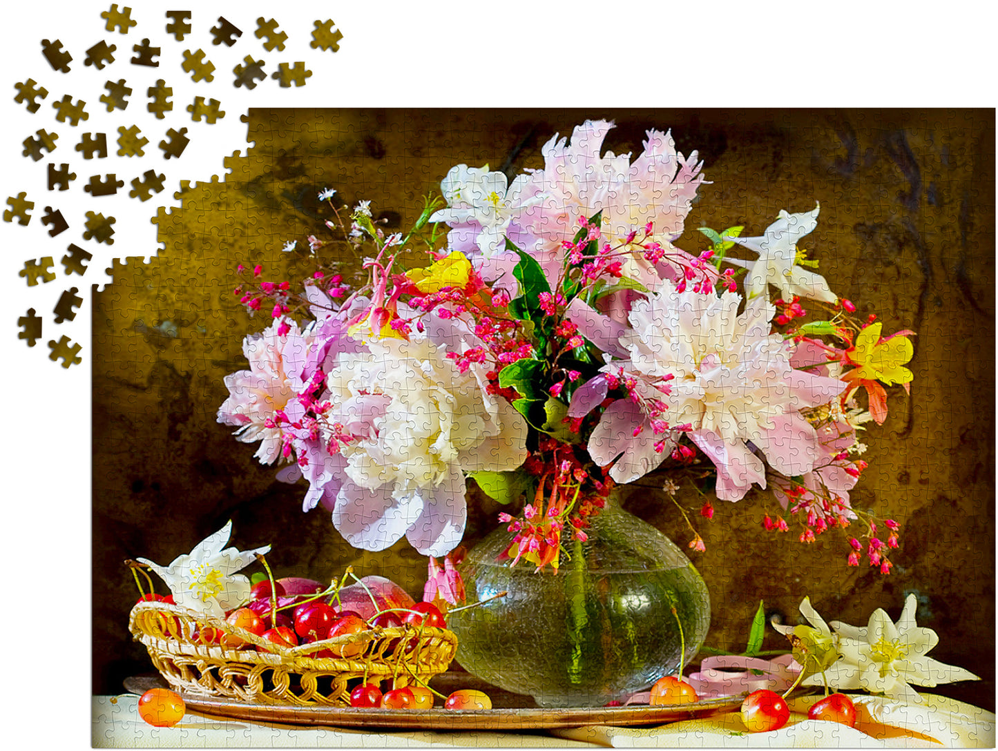 1000 Pieces Jigsaw Puzzle - Peonies Beauty (1335)