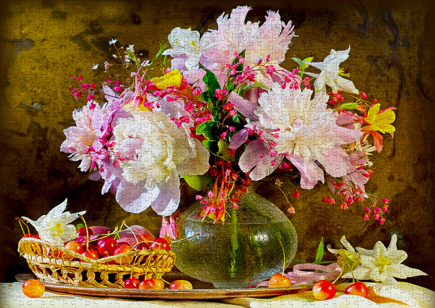 1000 Pieces Jigsaw Puzzle - Peonies Beauty (1335)