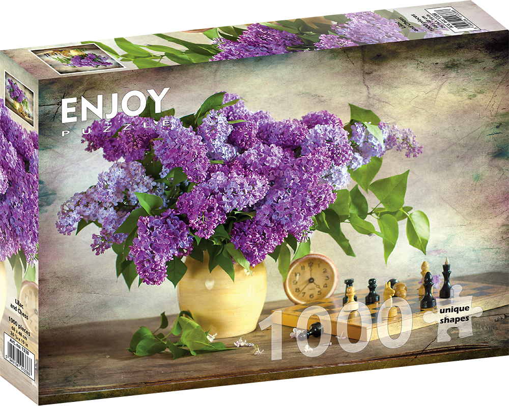 1000 Pieces Jigsaw Puzzle - Lilac and Chess (1338)