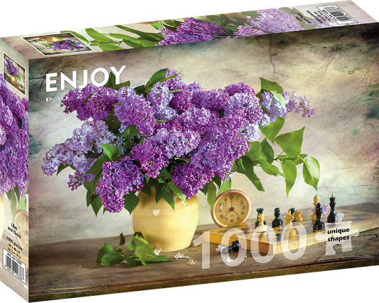 1000 Pieces Jigsaw Puzzle - Lilac and Chess (1338)