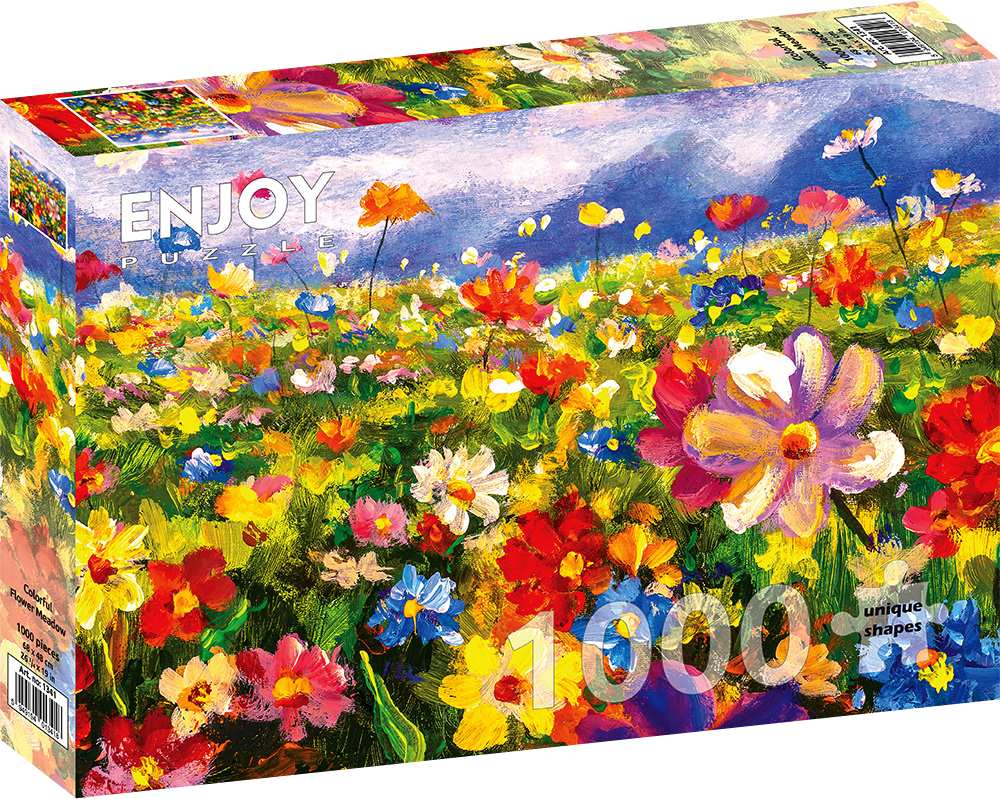 1000 Pieces Jigsaw Puzzle - Colorful Flower Meadow (1341)