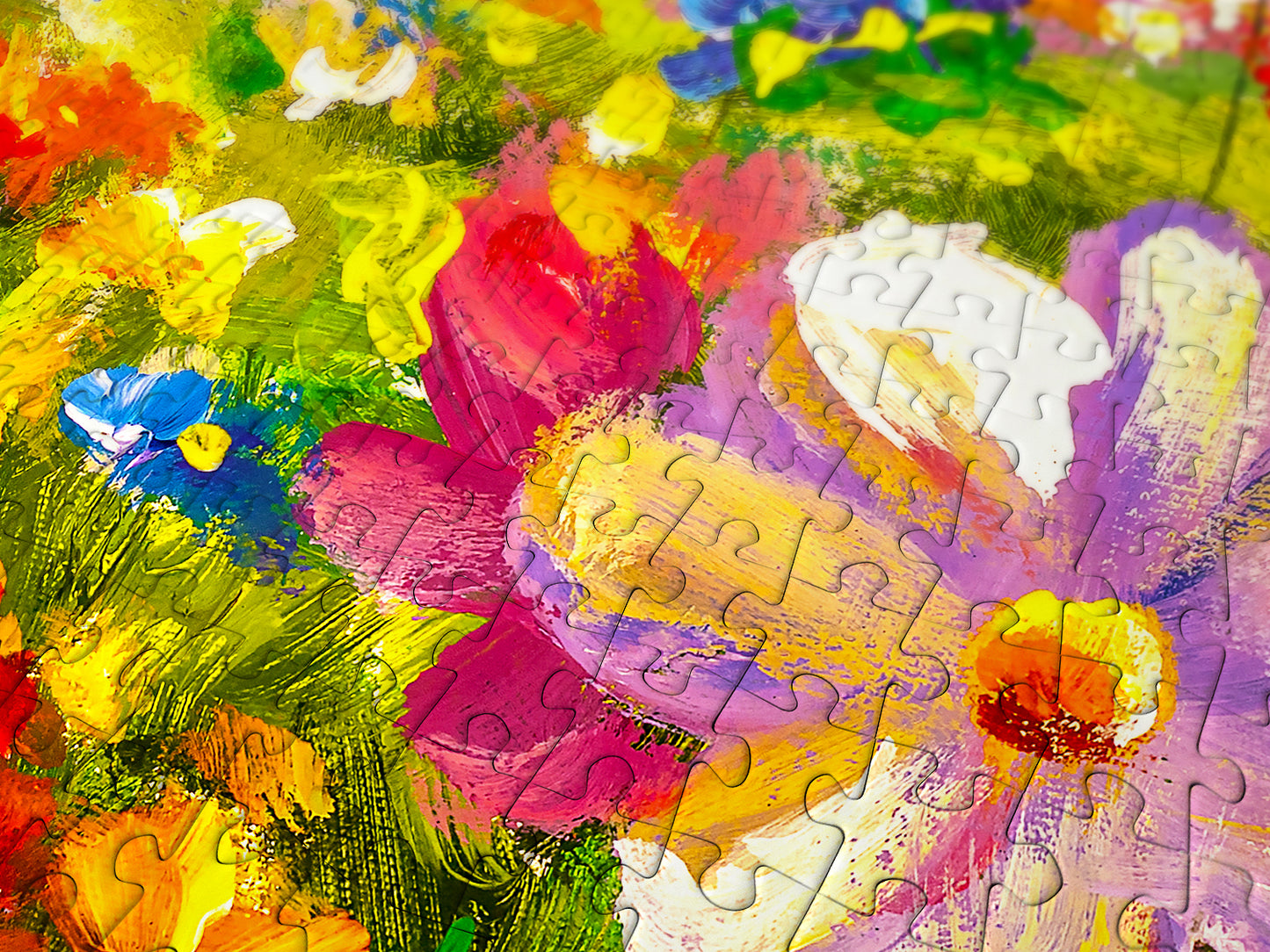 1000 Pieces Jigsaw Puzzle - Colorful Flower Meadow (1341)