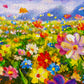 1000 Pieces Jigsaw Puzzle - Colorful Flower Meadow (1341)