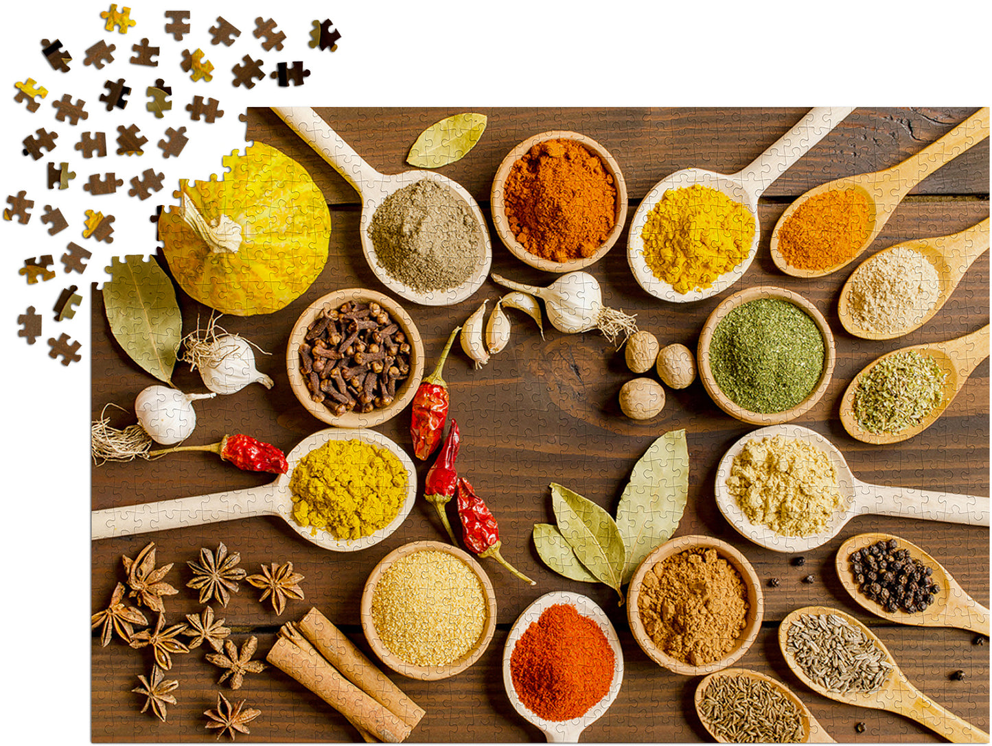 1000 Pieces Jigsaw Puzzle - Indian Spices (1350)