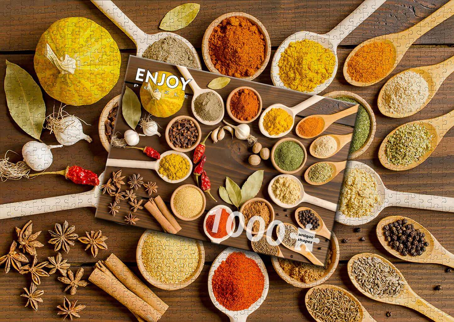 1000 Pieces Jigsaw Puzzle - Indian Spices (1350)