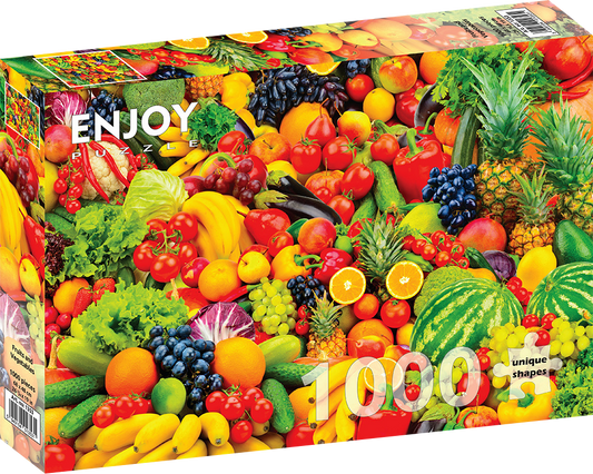 1000 Pieces Jigsaw Puzzle - Fruits and Vegetables (1353)