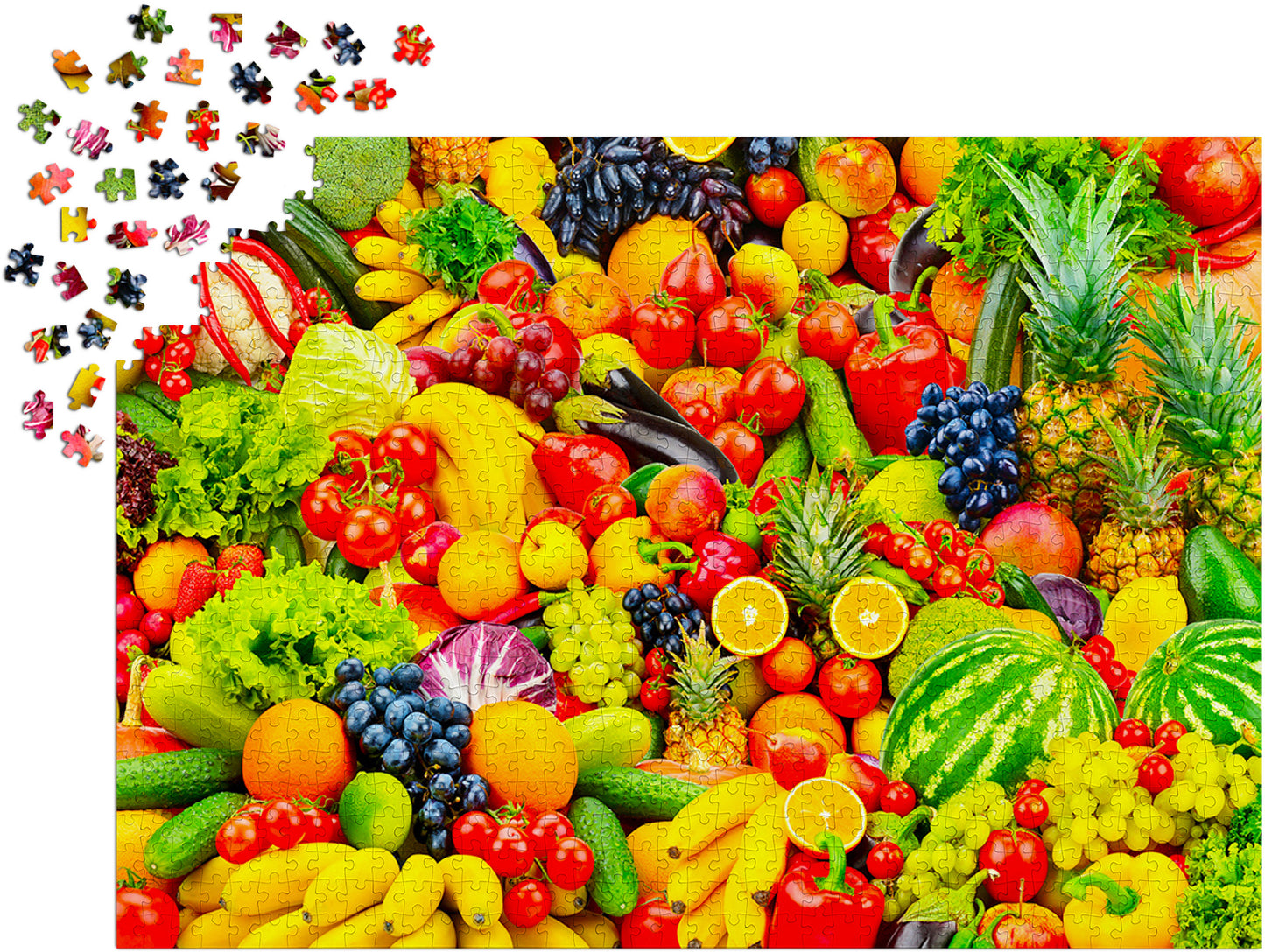 1000 Pieces Jigsaw Puzzle - Fruits and Vegetables (1353)