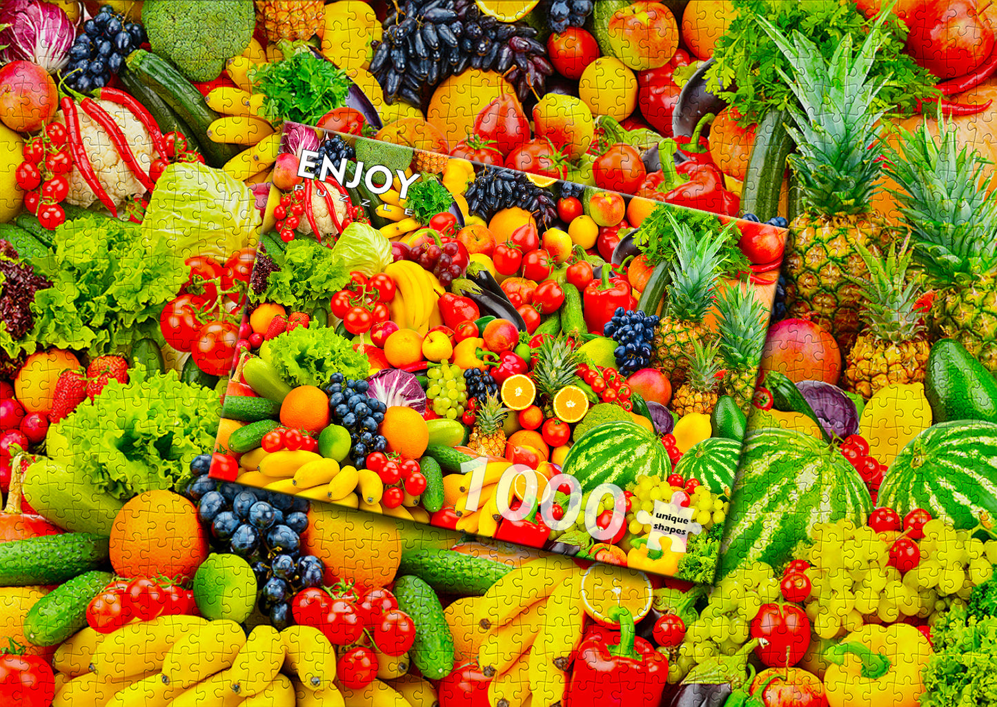 1000 Pieces Jigsaw Puzzle - Fruits and Vegetables (1353)