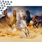 1000 Pieces Jigsaw Puzzle - Horses Running in the Desert (1356)