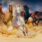 1000 Pieces Jigsaw Puzzle - Horses Running in the Desert (1356)