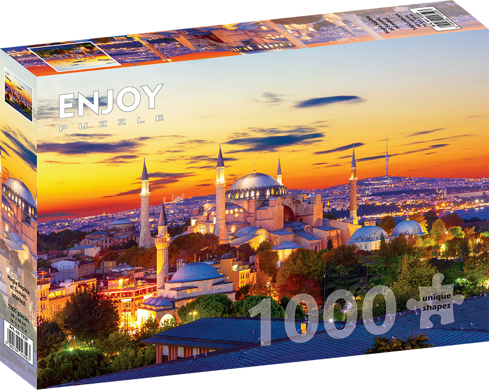 1000 Pieces Jigsaw Puzzle - Hagia Sophia at Sunset (1359)