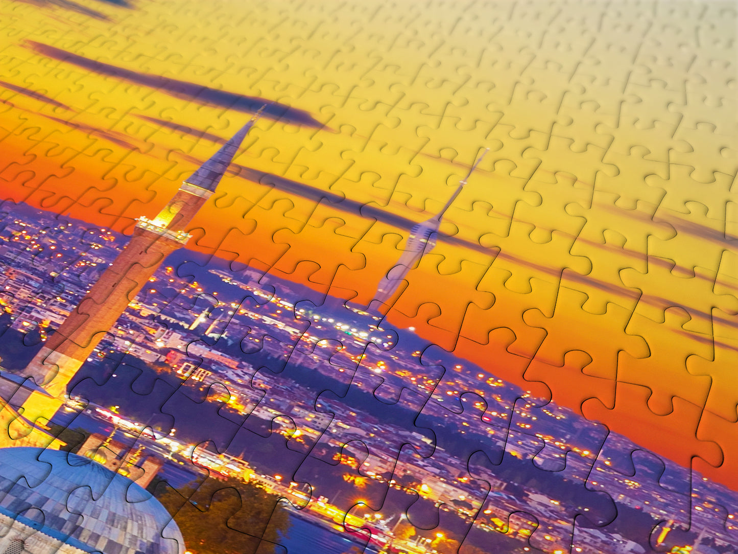 1000 Pieces Jigsaw Puzzle - Hagia Sophia at Sunset (1359)