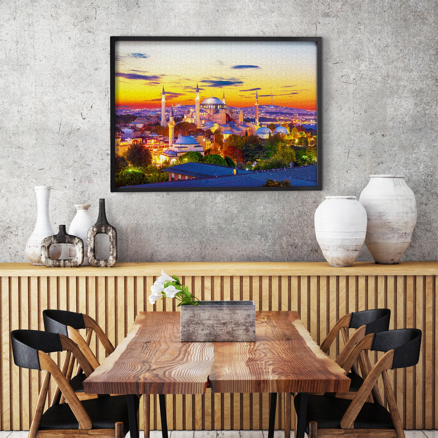 1000 Pieces Jigsaw Puzzle - Hagia Sophia at Sunset (1359)
