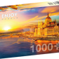 1000 Pieces Jigsaw Puzzle - Hungarian Parliament at Sunset (1362)