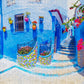 1000 Pieces Jigsaw Puzzle - Turquoise Street in Chefchaouen (1365)