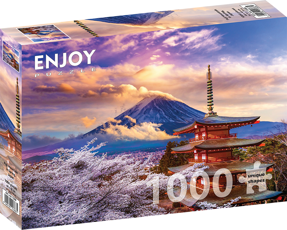 1000 Pieces Jigsaw Puzzle - Fuji Mountain in Spring (1368)
