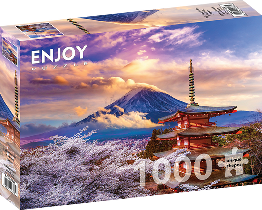 1000 Pieces Jigsaw Puzzle - Fuji Mountain in Spring (1368)