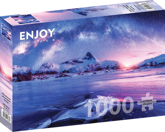 1000 Pieces Jigsaw Puzzle - Milky Way over Lofoten Island (1374)