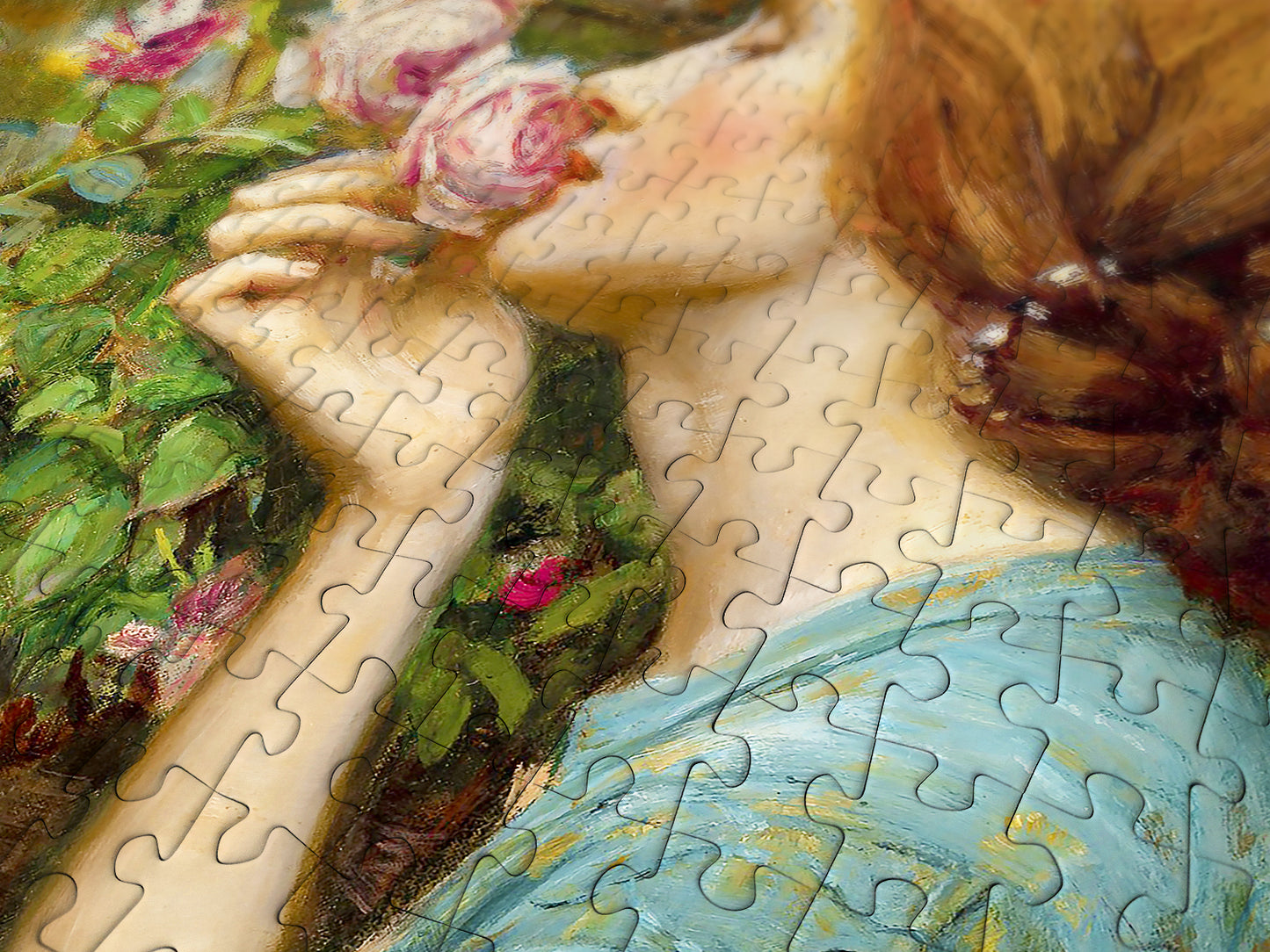 1000 Pieces Jigsaw Puzzle - John William Waterhouse: The Soul of the Rose (1386)