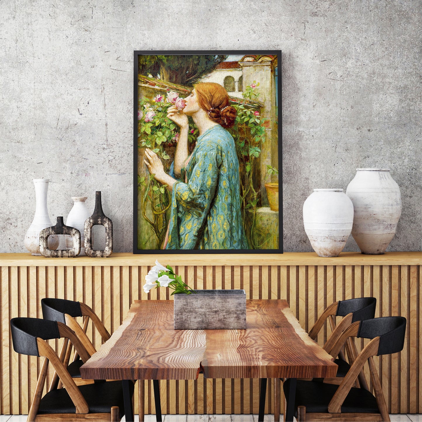 1000 Pieces Jigsaw Puzzle - John William Waterhouse: The Soul of the Rose (1386)