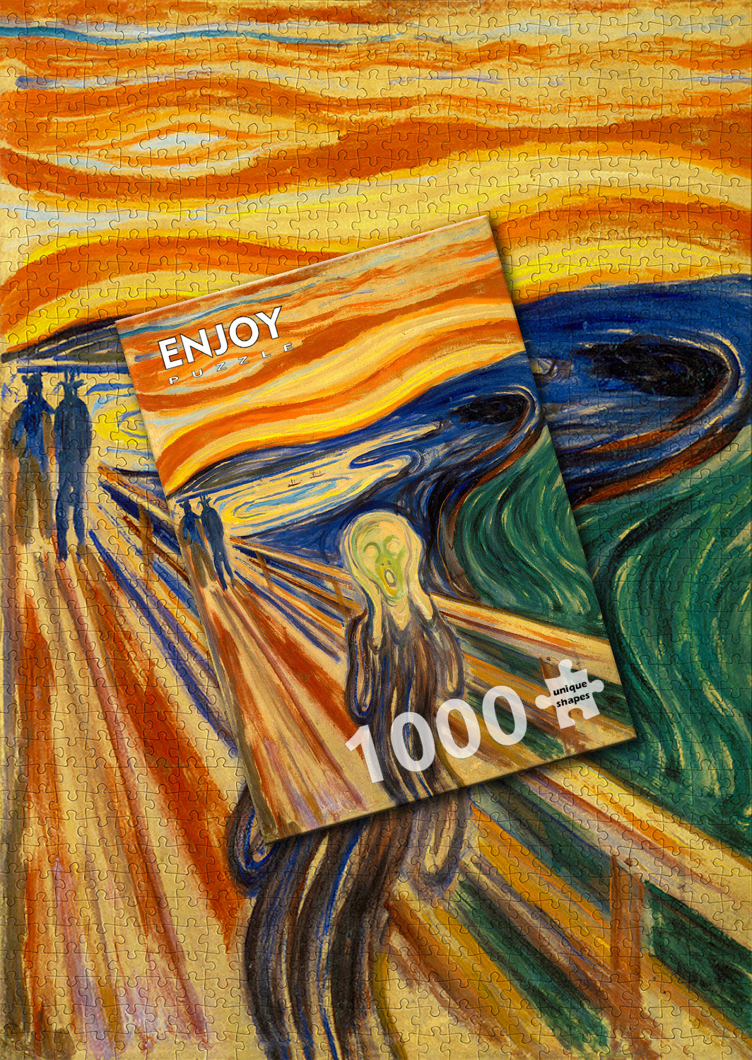 1000 Pieces Jigsaw Puzzle - Edvard Munch: The Scream (1392)