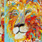 1000 Pieces Jigsaw Puzzle - Colorful Lion (1416)