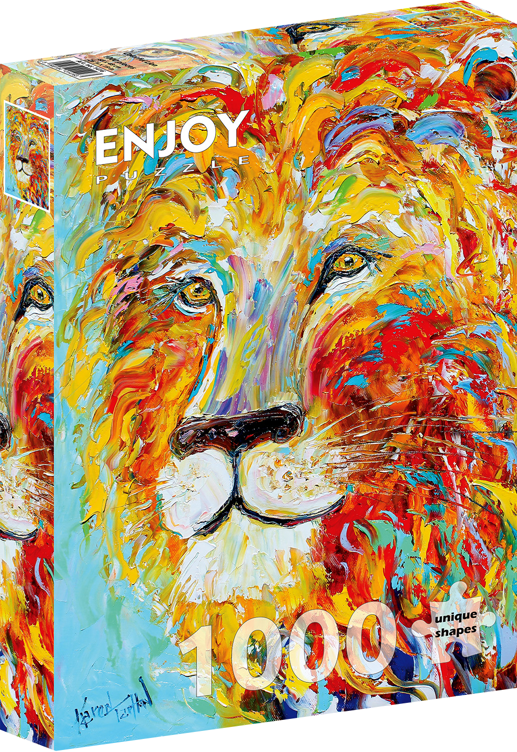 1000 Pieces Jigsaw Puzzle - Colorful Lion (1416)