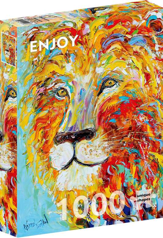 1000 Pieces Jigsaw Puzzle - Colorful Lion (1416)
