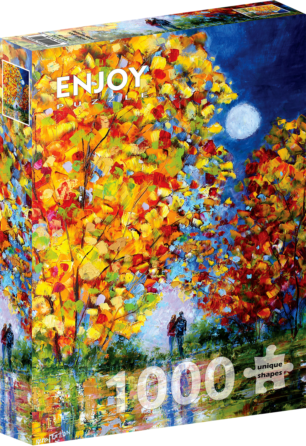 1000 Pieces Jigsaw Puzzle - Autumn Moon (1419)