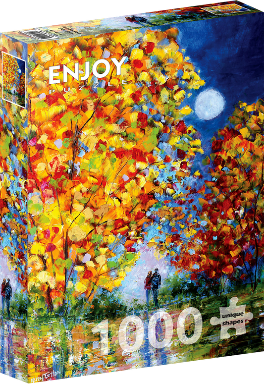 1000 Pieces Jigsaw Puzzle - Autumn Moon (1419)