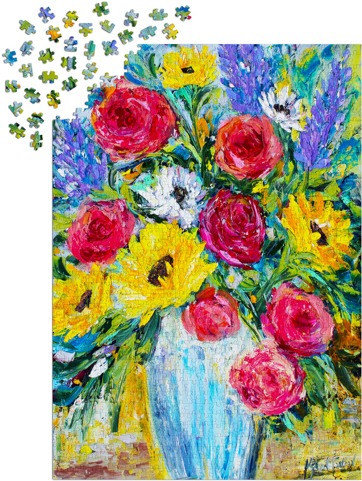 1000 Pieces Jigsaw Puzzle - Forever Blooms (1425)