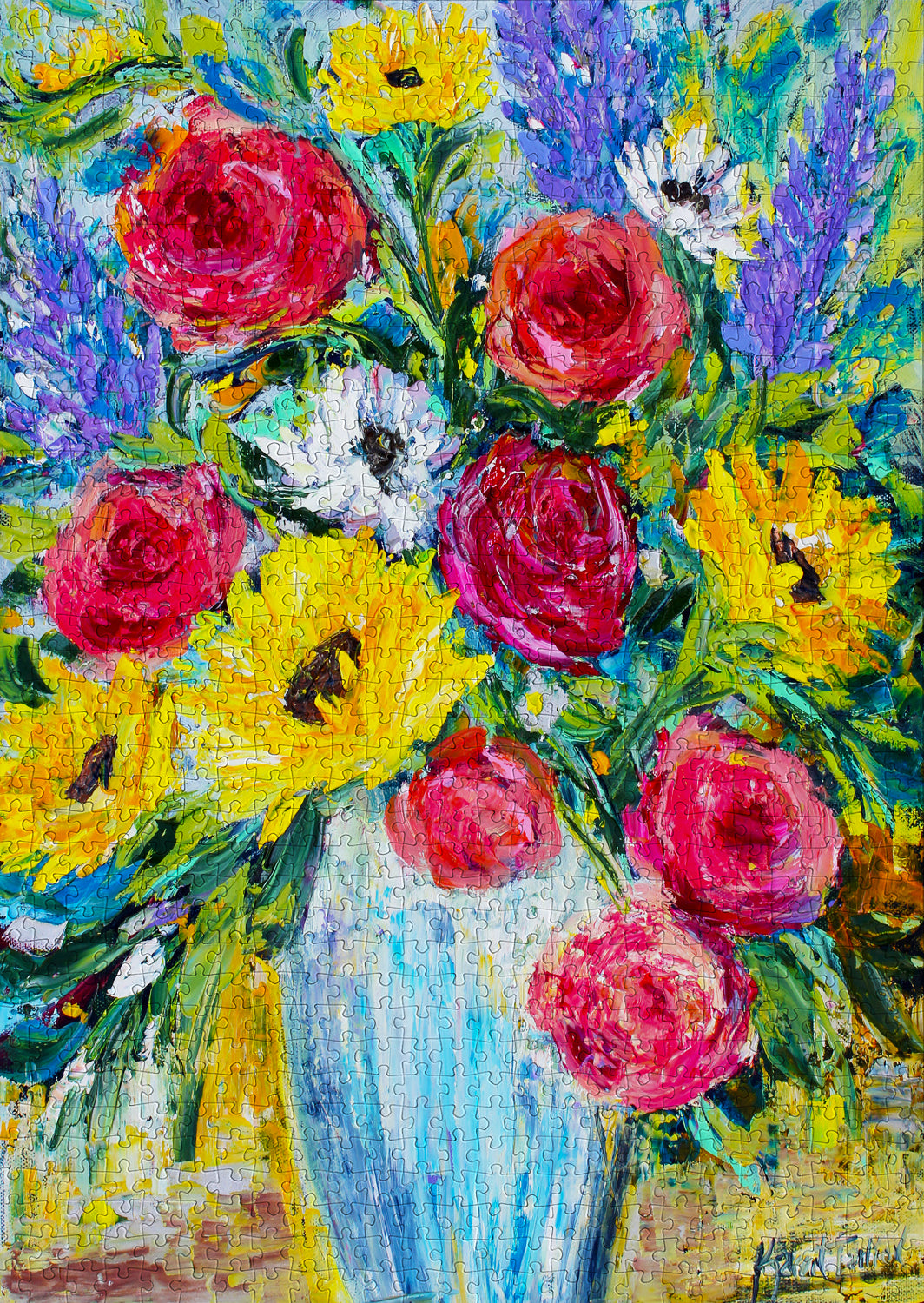 1000 Pieces Jigsaw Puzzle - Forever Blooms (1425)