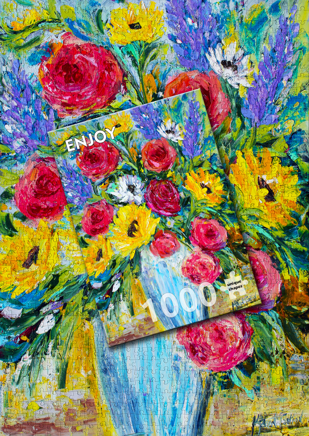 1000 Pieces Jigsaw Puzzle - Forever Blooms (1425)