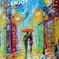 1000 Pieces Jigsaw Puzzle - Rainy Romance in the City (1431)
