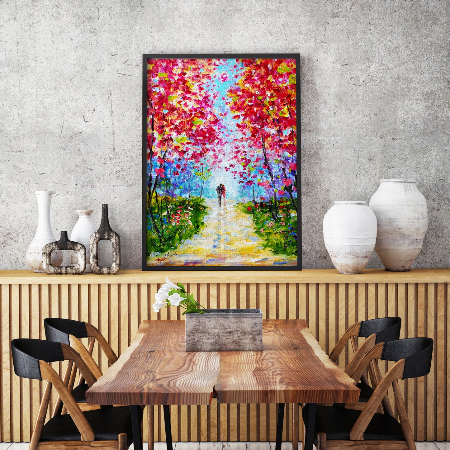 1000 Pieces Jigsaw Puzzle - Spring Blooms Romance (1434)