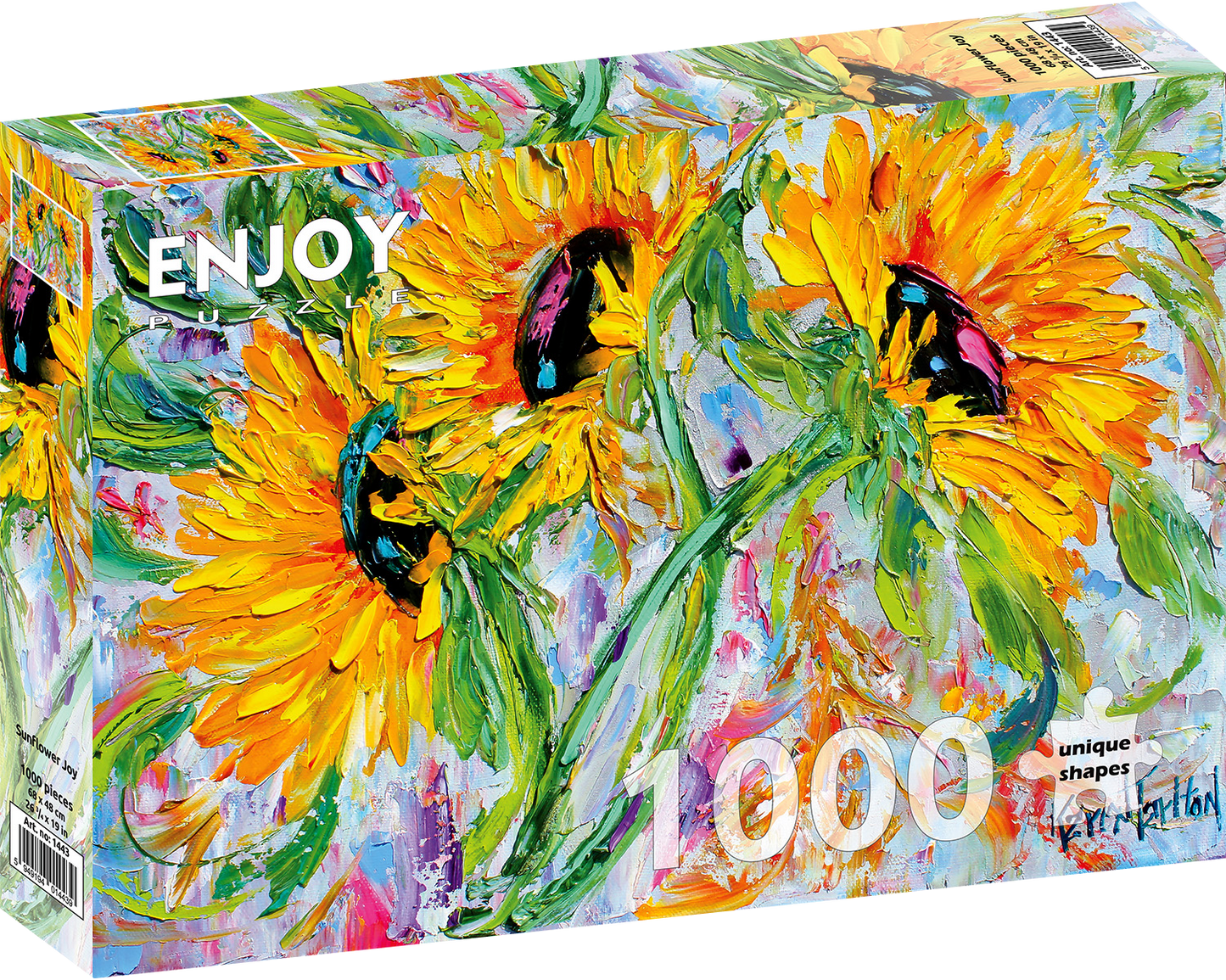 1000 Pieces Jigsaw Puzzle - Sunflower Joy (1443)
