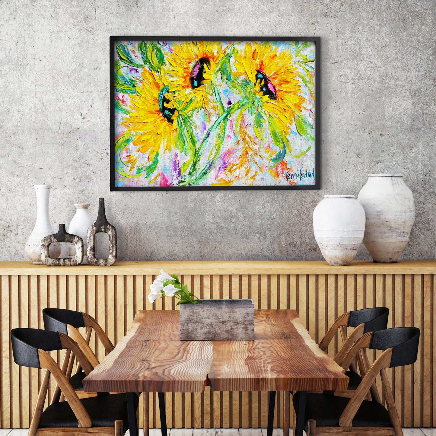 1000 Pieces Jigsaw Puzzle - Sunflower Joy (1443)