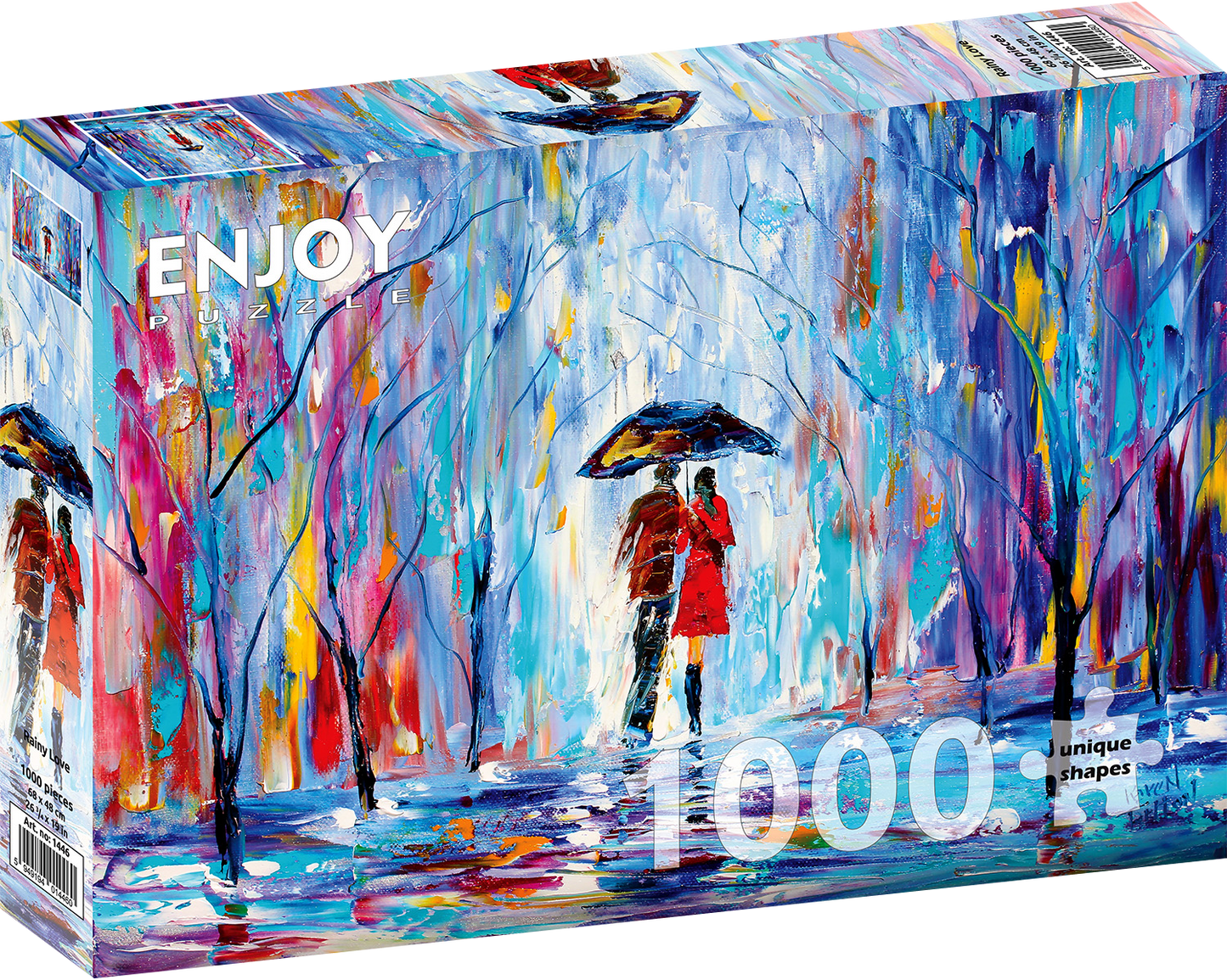 1000 Pieces Jigsaw Puzzle - Rainy Love (1446)