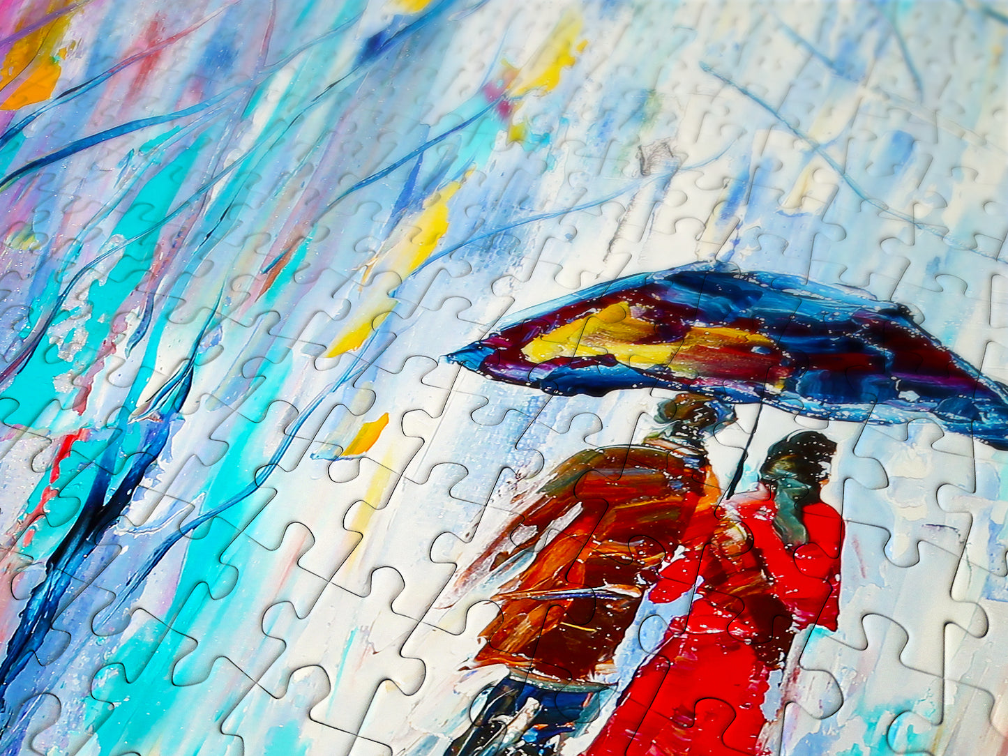 1000 Pieces Jigsaw Puzzle - Rainy Love (1446)