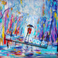 1000 Pieces Jigsaw Puzzle - Rainy Love (1446)
