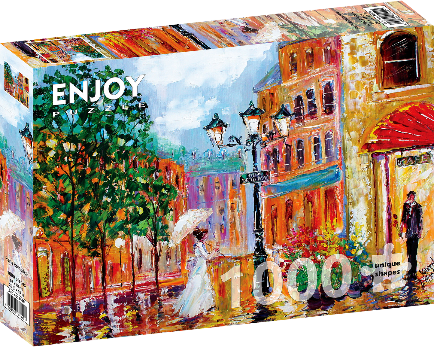 1000 Pieces Jigsaw Puzzle - Paris Romance (1449)