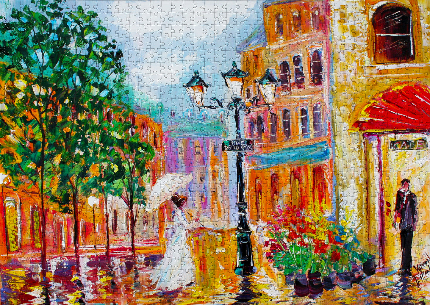 1000 Pieces Jigsaw Puzzle - Paris Romance (1449)